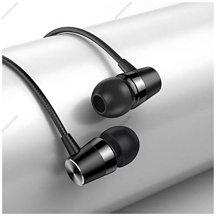 Дротові навушники USAMS EP-42 In-ear Earphone 3.5mm Black