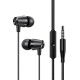 Дротові навушники USAMS EP-42 In-ear Earphone 3.5mm Black
