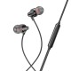 Дротові навушники HOCO M90 Delight wired digital earphone with microphone 3.5mm Black