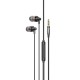 Дротові навушники HOCO M90 Delight wired digital earphone with microphone 3.5mm Black