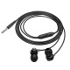 Дротові навушники HOCO M98 Delighted metal universal earphones with microphone 3.5mm Black