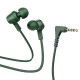 Дротові навушники HOCO M86 Oceanic universal earphones with mic 3.5mm Green