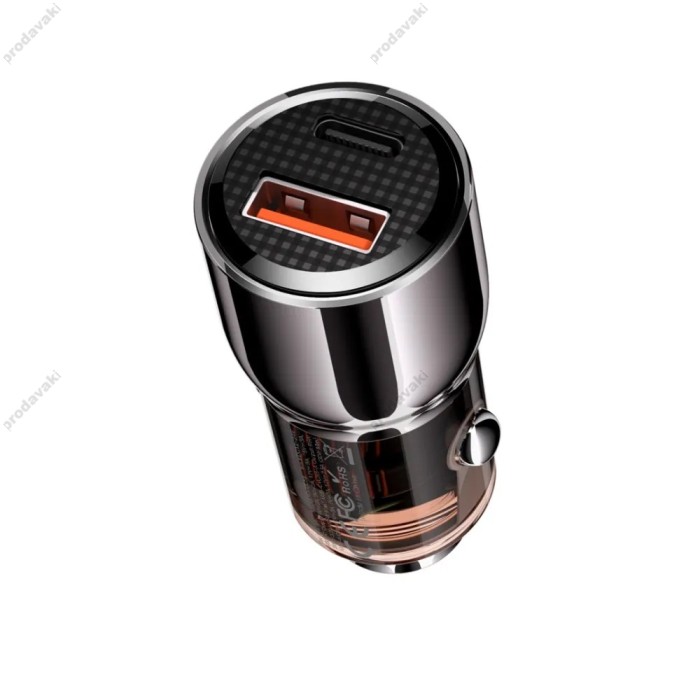 Автомобільний зарядний пристрій XO CC58 car charging 3A 95W Black