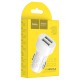 Автомобільний зарядний пристрій Hoco Z2A 2USB 2.4A White