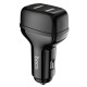 Автомобільний зарядний пристрій Hoco Z36 Leader Micro USB Cable 2USB 2.4A Black