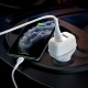 Автомобільний зарядний пристрій Hoco Z36 Leader Type-C Cable 2USB 2.4A White