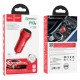 Автомобільний зарядний пристрій Hoco Z38 Resolute Car charger QC3.0 3A 38W Red