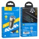 Автомобільний зарядний пристрій Hoco Z48 Tough dual port car charger Type-C Cable 3A 40W Grey