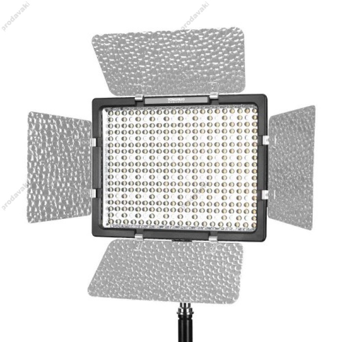 Лампа відеосвітло Yongnuo LED YN300 IV RGB White 18W Lights 376pcs+ AKБ із зарядним пристроєм для акб і 220v