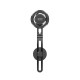 Автомобільний тримач XO C132 Tesla specific iPhone metal bracket (with magnetic iron ring) Black