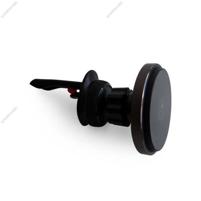 Автомобільний тримач із бездротовою зарядкою XO CX015 Magnetic car air outlet wireless charging Black