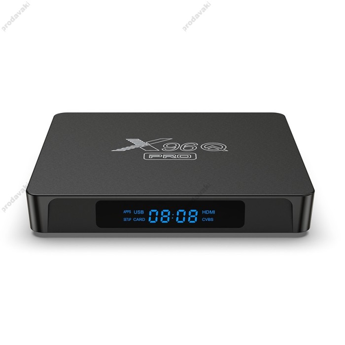 Android TV приставка Allwinner TV BOX X96q Pro H313 1GB RAM 8GB ROM