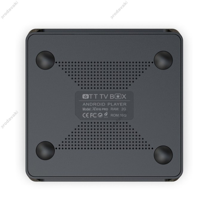 Android TV приставка Allwinner TV BOX X96q Pro H313 1GB RAM 8GB ROM