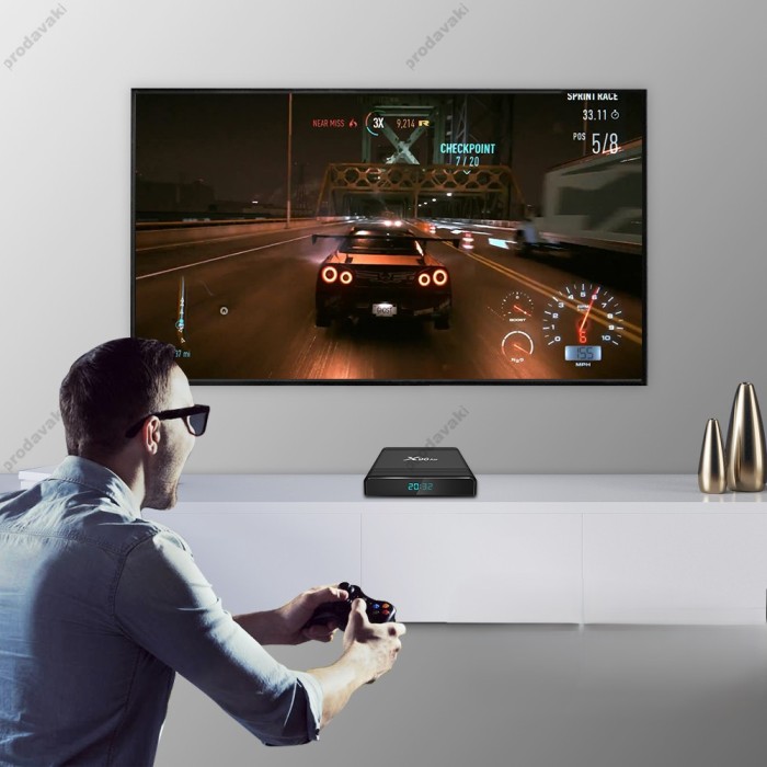 Android TV приставка Amlogic TV BOX X96 Air S905X3 4GB RAM 32GB ROM