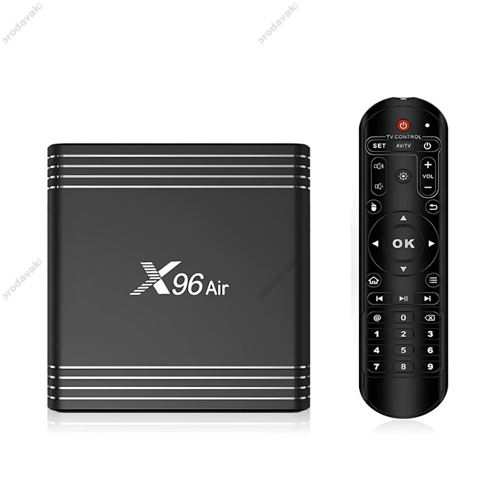 Android TV приставка Amlogic TV BOX X96 Air S905X3 4GB RAM 32GB ROM