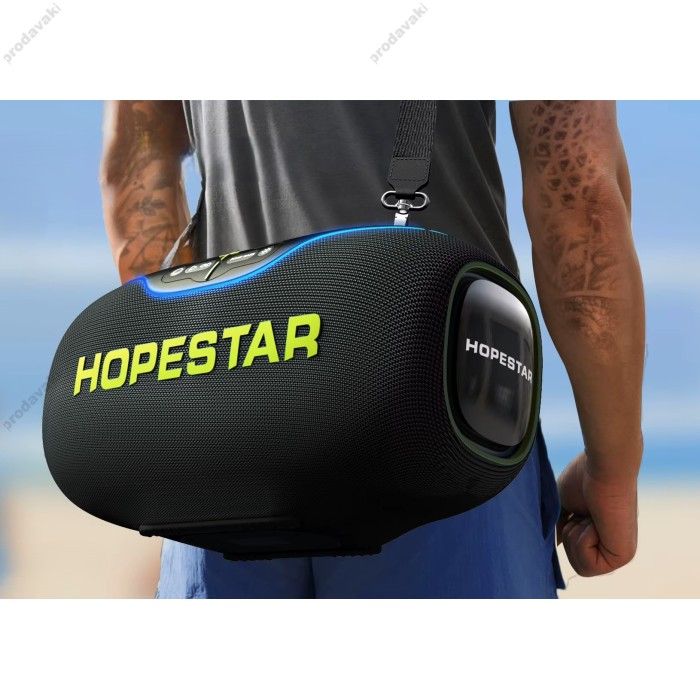Портативна колонка Bluetooth Hopestar A80 350W Black