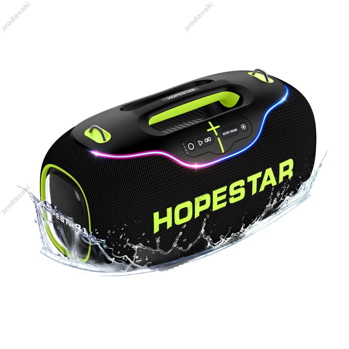 Портативна колонка Bluetooth Hopestar A80 350W Black