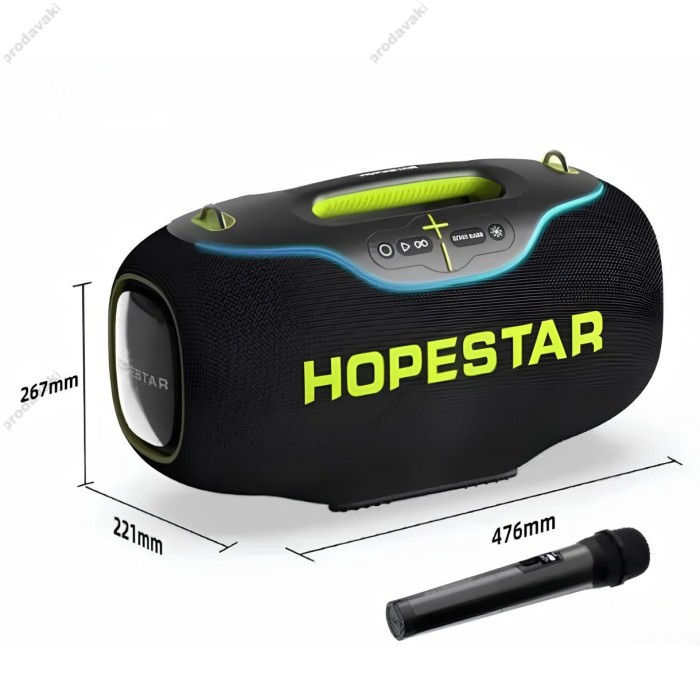 Портативна колонка Bluetooth Hopestar A80 350W Black