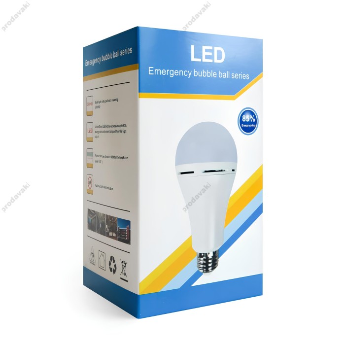 LED лампа CH DOB Emergency Light 6500K 12W 1200mAh White