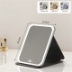 Дзеркало з LED підсвічуванням CH Folding makeup mirror 806 Size S Black