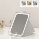 Дзеркало з LED підсвічуванням CH Folding makeup mirror 806 Size S White