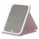 Дзеркало з LED підсвічуванням CH Folding makeup mirror 806 Size S Pink