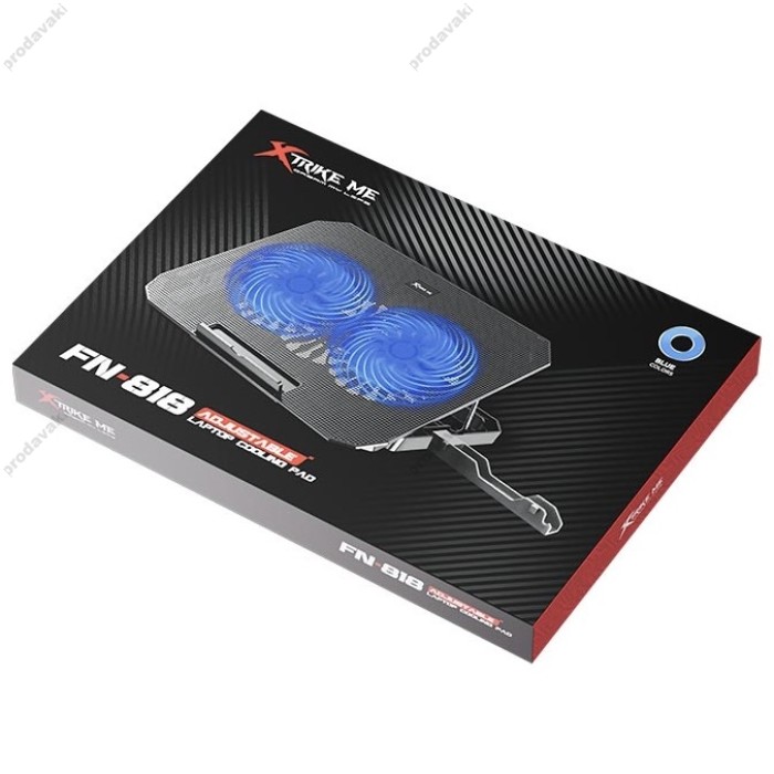 Підставка для ноутбука та MacBook куллер XTRIKE ME FN-818 Cooling Fan 7 speed RGB