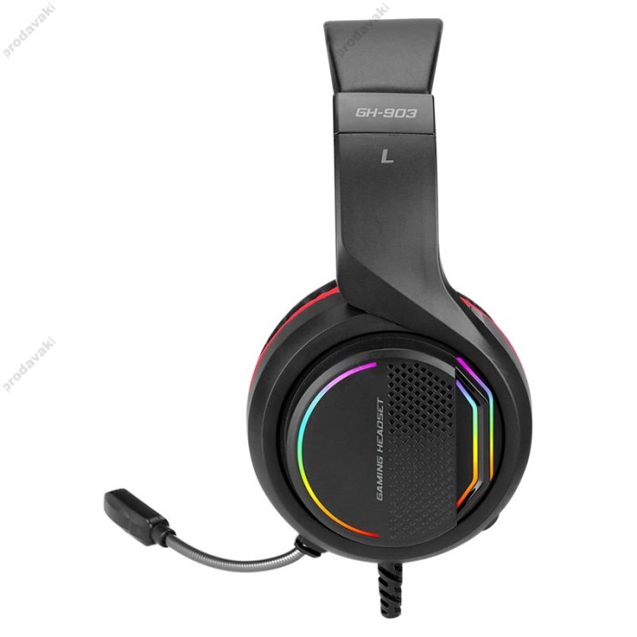 Дротові навушники XTRIKE ME GH-903 Gaming Backlight headset RGB Black