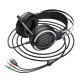Дротові навушники HOCO ESD03 Gaming LED Headphones Black