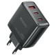 Мережевий зарядний пристрій Yesido YC144 GaN 65W Black