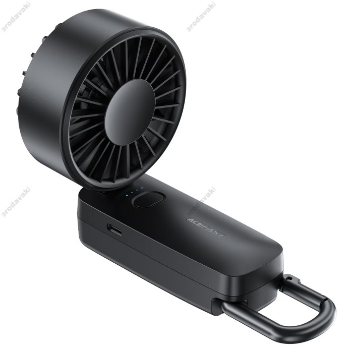 Портативний вентилятор ACEFAST YF2 folding handheld fan 4 Levels Black