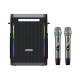 Портативна колонка Bluetooth Xdobo Party 1981 II BT5.3 TWS з 2-ма мікрофонами 300W Black