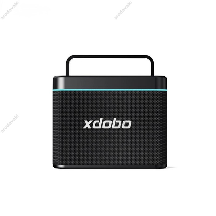 Портативна колонка Bluetooth Xdobo Truth IPX6 BT5.3 TWS з 2-ма мікрофонами 200W Black