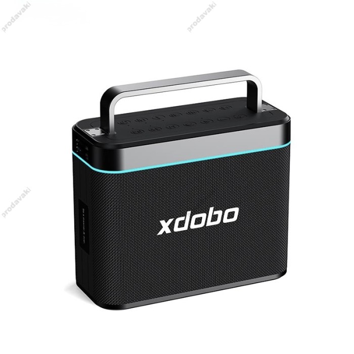 Портативна колонка Bluetooth Xdobo Truth IPX6 BT5.3 TWS з 2-ма мікрофонами 200W Black
