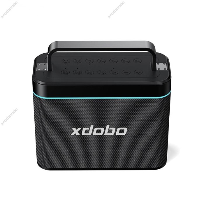 Портативна колонка Bluetooth Xdobo Truth IPX6 BT5.3 TWS з 2-ма мікрофонами 200W Black