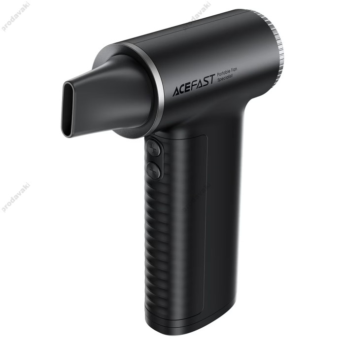 Турбо вентилятор ACEFAST YF4 powerful handheld fan with digital display Black