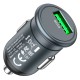 Автомобільний зарядний пристрій Hoco Z43 Mighty single port Micro USB Cable 3A 18W Grey