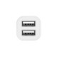 Автомобільний зарядний пристрій Hoco Z12 Lightning cable 2.4A White