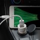 Автомобільний зарядний пристрій Hoco Z12 Lightning cable 2.4A White