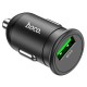 Автомобільний зарядний пристрій Hoco Z43 Mighty single port Type-C Cable 3A 18W Black