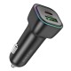 Автомобільний зарядний пристрій BOROFONE BZ28A Trophie single port 3A 30W Black