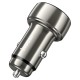 Автомобільний зарядний пристрій Hoco Z50 Leader dual-port car charger 48W Metal-grey