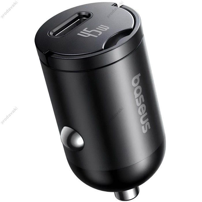 Автомобільний зарядний пристрій Baseus PrimeTrip VP2 Car Charger (Type-C 60W 1m) 45W Black C0206800