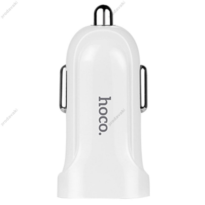 Автомобільний зарядний пристрій Hoco Z2 Micro cable 1.5А White