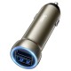 Автомобільний зарядний пристрій Hoco Z54 Prosperous dual-port  3.1A 15.5W Gold