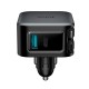 Автомобільний зарядний пристрій Hoco Z67A Triunfar car charger with telescopic 60W Grey