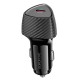 Автомобільний зарядний пристрій BOROFONE BZ31B Solid single-port PD 3A 30W Black