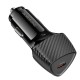 Автомобільний зарядний пристрій BOROFONE BZ31B Solid single-port PD 3A 30W Black