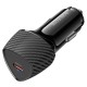 Автомобільний зарядний пристрій BOROFONE BZ31B Solid single-port PD 3A 30W Black