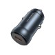 Автомобільний зарядний пристрій BOROFONE BZ32 Fresh single port 3A 30W Metal-grey